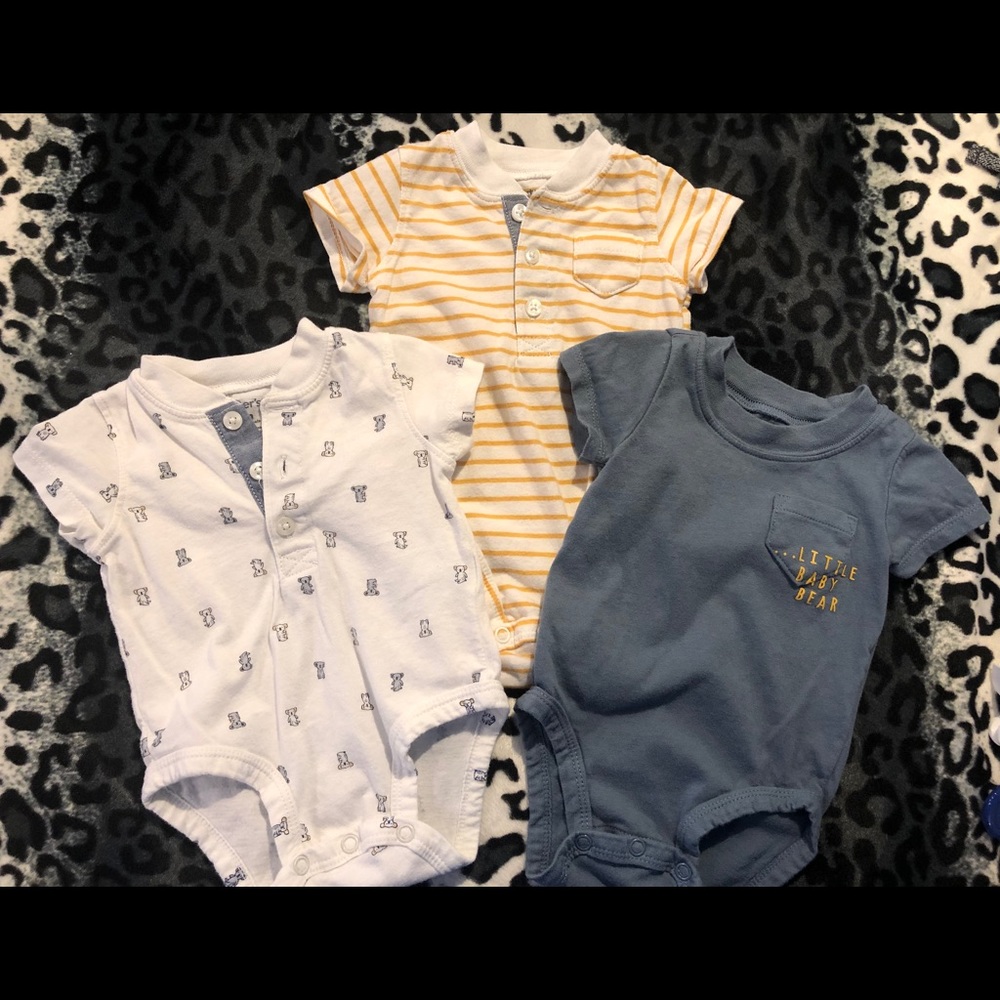 3 Piece Carter Onesies Set for Baby Boy